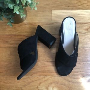 Black Suede Sandals
